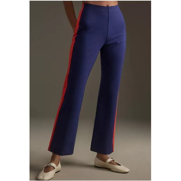 New MAEVE ANTHROPOLOGIE Women's The Margot Kick-Flare Cropped Pants Size XSP - Picture 1 of 10